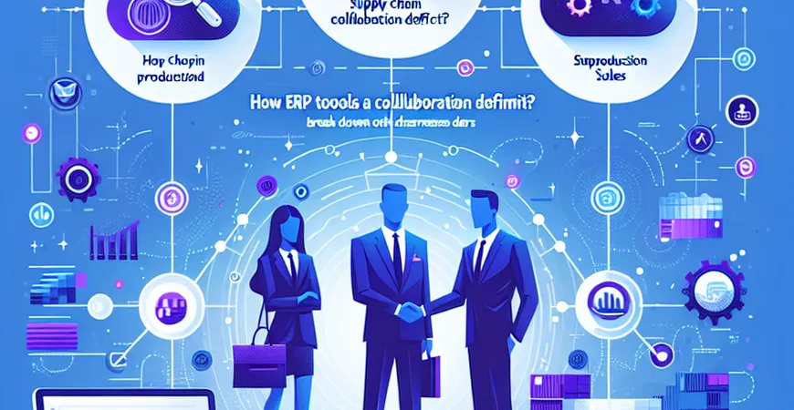 供应链协同差？ERP 工具如何打通供产销数据壁垒